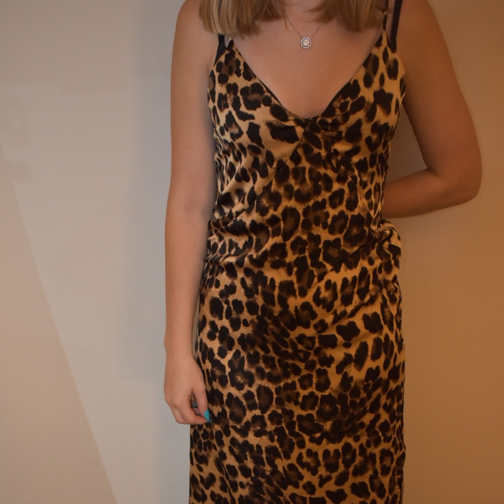 Long spaghetti strap dress